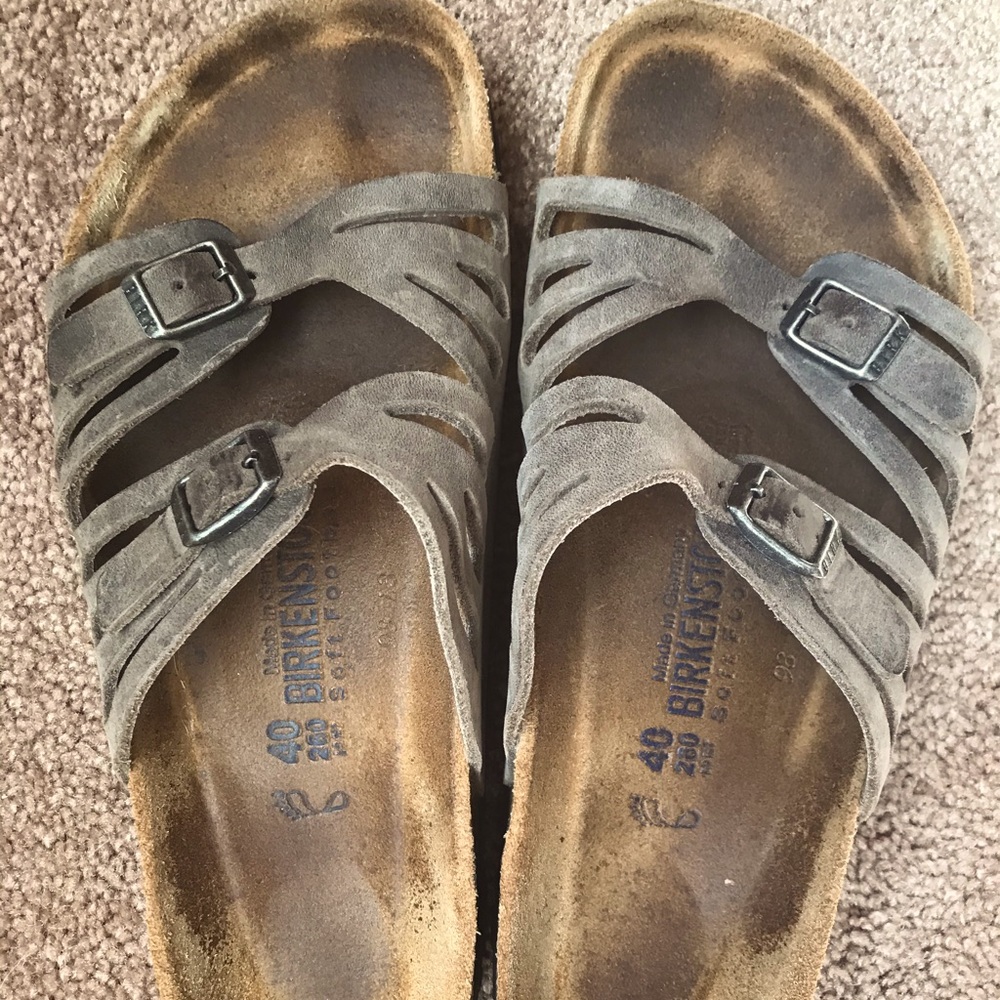 Birkenstock Granada Sandal Iron Gray 40